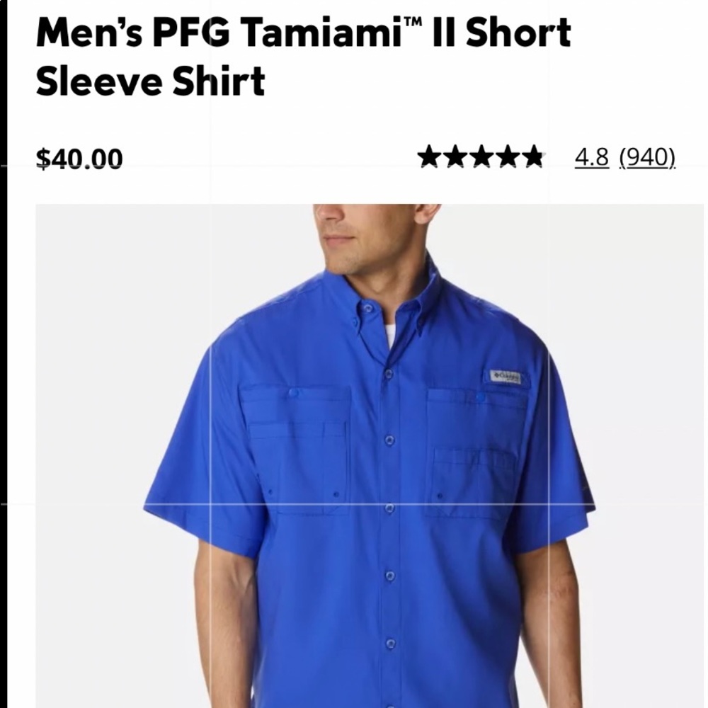 Men’s PFG Tamiami short sleeve shirt